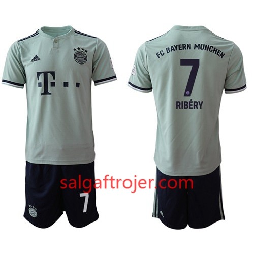 FC Bayern München Fodboldtrøjer Ribery 7 Børn Udebanesæt 2018/19 Kort ærmer FC Bayern München Fodboldtrøjer Ribery 7 Børn Udebanesæt 2018/19 Kort ærmer